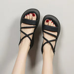 Roman Women's Sandals Summer 2026 New Casual Beach oes Comfortable