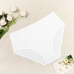 Beauwear Ultra Thin Elastic High Waist Panties for Women Underwear Ladies Big Size Briefs Plus Size Satin Sexy Female Panties