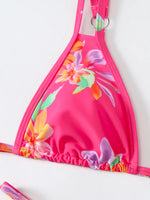 2025 Strappy Bikini Brazilian Printed Swimsuit Women Sexy Padded Swimwear Female Bathers Bathing Swimming Swim Suit Beachwear