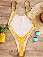 2025 Sexy Sparkling Shiny Women Swimwear One Piece Swimsuit Female High Cut Monokini Backless Bather Bathing Suit Swim Bodysuit