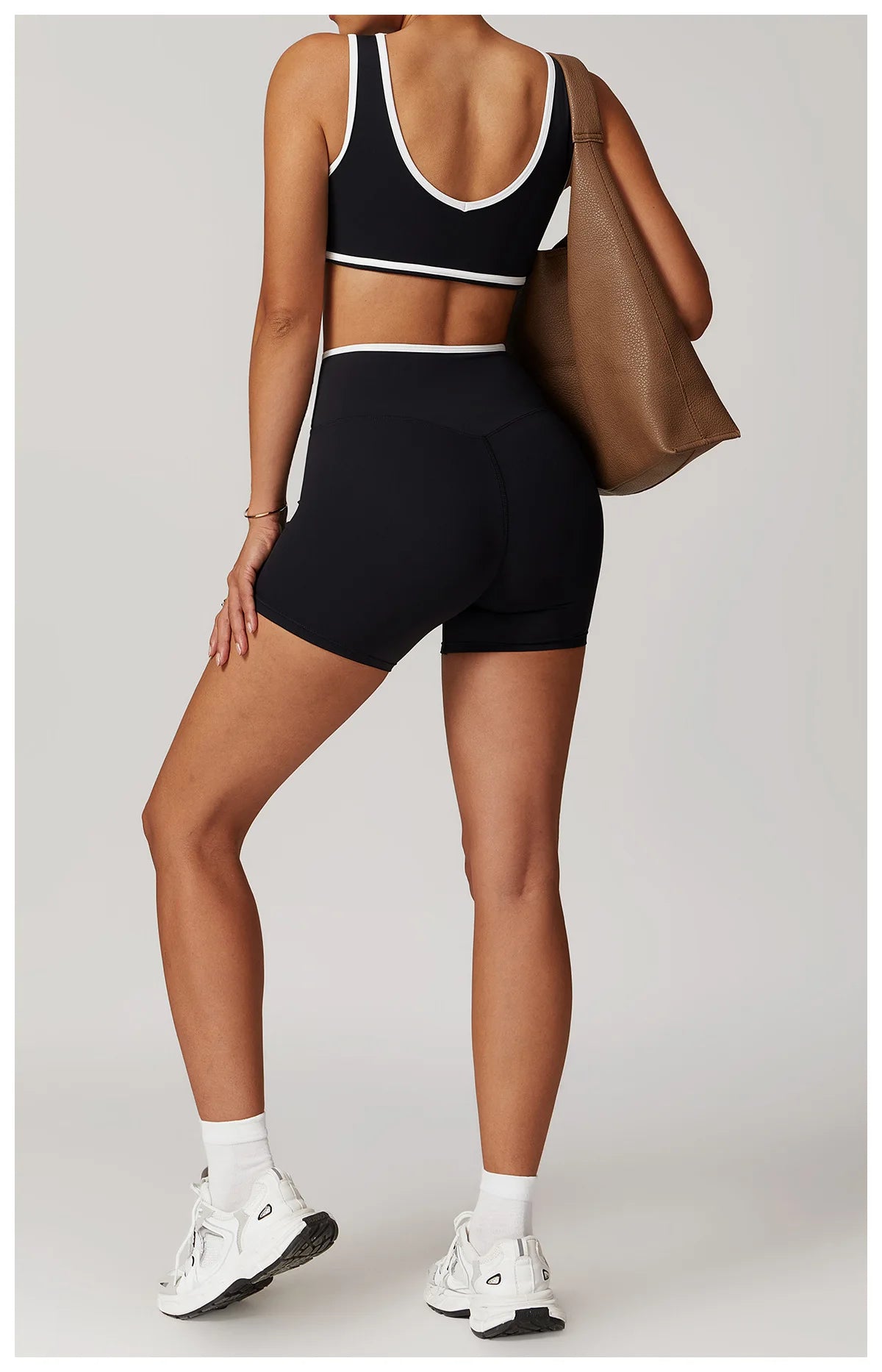 Yoga Shorts Women Fitness Shorts V-shaped Waist Running Cycling Shorts Breathable Sports Leggings High Waist Workout Gym Shorts