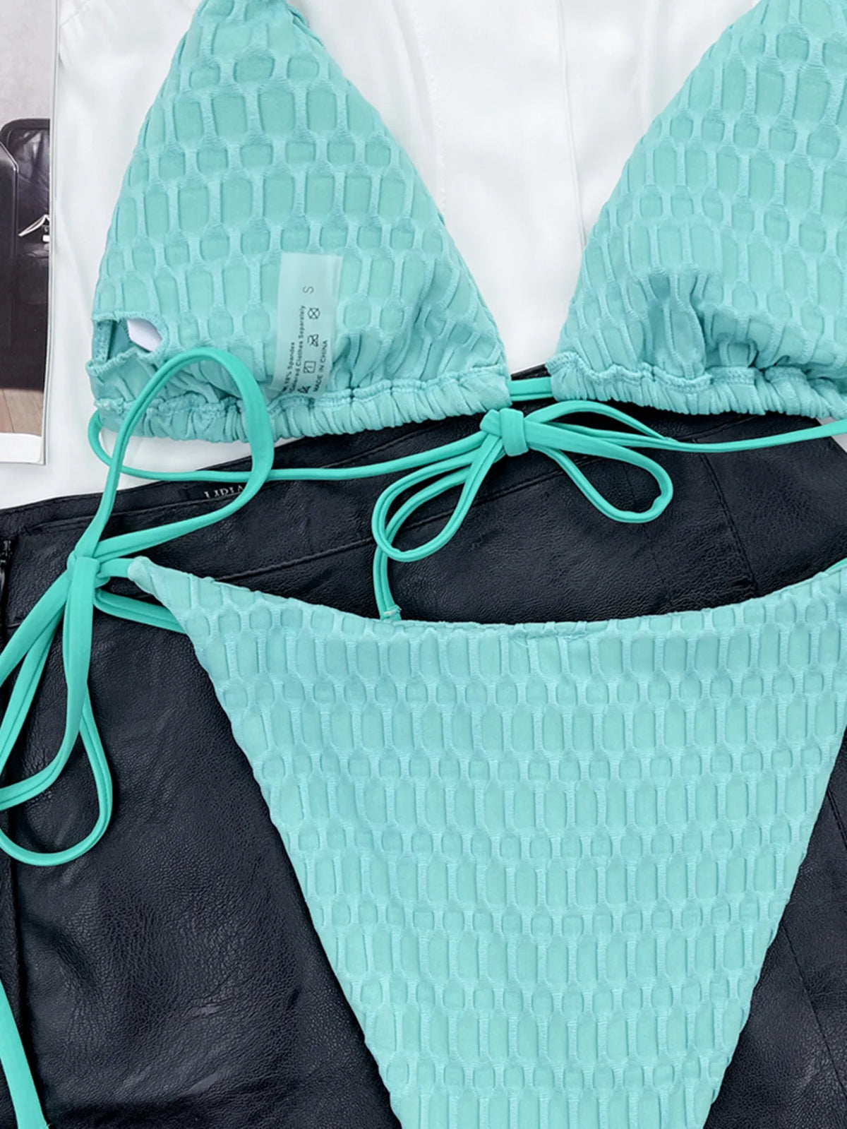 Sexy Extrem Bikini 2026 Women Hot Pink Cut Out Ribbed Push Up Thong Swimsuit Brazilian Bathing Suit Tie Side G String Swimwear