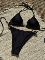 Sexy Micro Bikini 2026 Mujer Women Orange White Metal Ring Ornament Push Up Swimsuit Brazilian Beach Bathing Suit Thong Swimwear