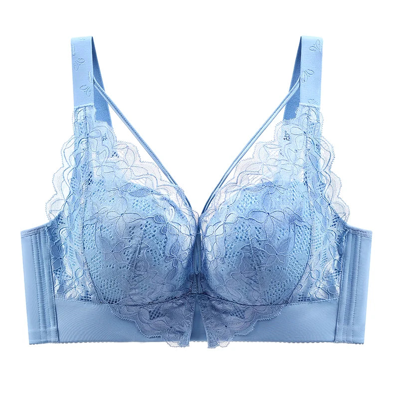 Coverage Lace Bras Plus Size Push Up Bra Sexy Lingerie Women FullWireless Brassiere C D E Cup Push Up Bras for women Bra 52CDE