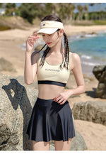 Split Swimsuit Women's Four Piece Sports Slimming Diving Beach Surfing Conservative Sun Protection Long Sleeved Swimsuit Set
