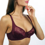 Bras For Womens Lace Bra Lager Bosom See Through Underwire Sexy Lingerie BH Tops Plus Size C D DD E F Cup