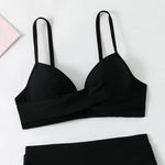 High Waist Bikini Set Sexy Push Up Swimsuit Women Black Beachwear Tummy Control Swimwear Drawstring Bathing Suit Bikinis 2026