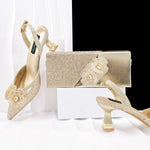 Doershow Lastest Italian Design Fashion Style Ladies Shoes with Matching Bag Set 2026 Nigerian Shoes and Bag Set!HJ1-1