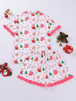 Women's Sleepwear Summer Dopamine Style Pajama Set Loungewear Ladies Pajamas Comfortable Casual Lapel Pajamas Shorts Set