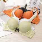 Everyday Thick Bra Fo Women in Autumn and Winter Sexy Top Up Lace Push-up Bras Small Chest Bra CW9502