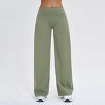 NCLAGEN Womens Wide Leg Pants High Waist GYM Clothes Loose Casual sport Trousers Outdoor Running Fitness Workout Leggings