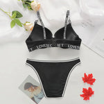 Women Push Up Bra Set Underwire Support Seamless T Shirt Bra And Panty 2-pack Everyday Lingerie Set Daily Comfort Essential