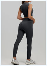 Women's Yoga Tank Top Highly Stretchy, Slightly High-Neck Sports Bra with Built-In Cups Lifts and Shapes The Bust Sexy Fitness