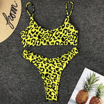 2026 Sexy Leopard Brazilian Bikini Female Swimsuit Women Swimwear Two Pieces Bikini Set High Cut Push Up Bathing Suit Swim Lady