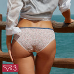 Women Printing Floral Panties 3Pcs/set Low-Rise Cotton Briefs Female Comfortable Underwear Female Soft Panties Lingerie M-2XL