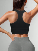 Sports Bras Workout Training Brassiere Seamless Removable Padding Bralette Summer Gym Crop Tops Outdoor Casual