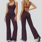 Gym Set Women Tracksuit Yoga Suit Sportswear Women Suit Sports Jumpsuit Fitness Rompers Stretch Female Push Up Workout Bodysuits