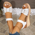 2026 Summer Platform Sandals Chunky Heel Open Toe Beach Shoes Casual Outdoor Sandals