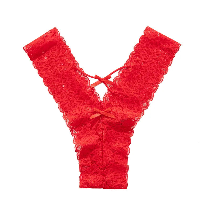 High Quality Lace G string Sexy Panties Women Underwear Briefs Hollow Out Thong Transparent Underpants Lingerie Girls Intimates