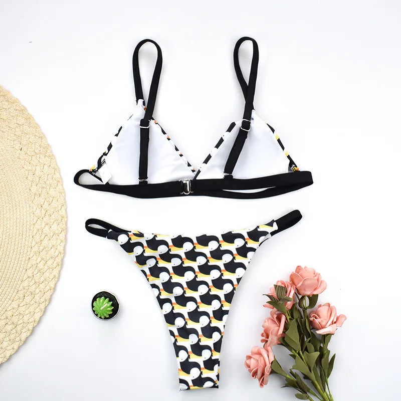 New Micro Bikinis Push Up Women Swimsuits Sexy Swimwear Brazilian Bikini Set Halter Biquini Patchwork Swimsuit Summer Beachwear