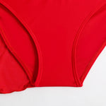 2025 Sexy Bikinis Female Swimsuits Women's Four-Piece Swimwear Beach Swim Wear Bathing Suits Brazilian Bikini Set Red Bather