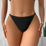 1pcs New Style Women Sexy G-string Solid Sexy Lingerie Breathable Comfortable Elegant Lady Thongs Underwear Hot Sale Panties