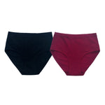 2Pcs/Set Women Cotton Panties High Waist Briefs Breathable Underwear Female Underpants Plus Size Sexy Lingerie S-XXL 8 Colors