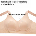 Plus Size Unlined Minimizer Bra Wire-Free Side Support Anti-Sag Lightweight Lift Soft Support Underwear Women Sport Everyday Bra