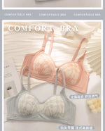 Sexy Push Up Lace Bralette Small Bust Wirefree Comfort Summer Ultra Thin Adjustable Straps Anti-Sagging Lingerie Set S-XL Bra