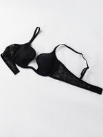 Sexy U-shaped spacer bra thin mesh Breathable underwear underwire comfortable stylish Lingerie bralette