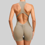 Summer Short Sports Jumpsuit Sleeveless Gym Set Women Yoga Clothes Rompers Workout One-piece Suit Outdoor Recreation Bodysuits