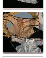 White Tea's Bell Sexy Lace Underwear Women's Pure Desire Breathable Me Hollow e Pants Low Waist Cotton