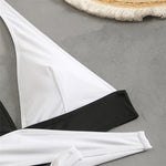 Sexy Halter Bikini 2026 Criss Cross Solid Swimsuit High Waist Swimwear Female Bathers Bathing Swimming Suit Padded Beachwear