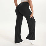 NCLAGEN Naked Feel Straight-leg Pants Gym Clothes Woman Sportswear Fitness Workout Leggings Yoga Softmotion Wide-leg Trousers