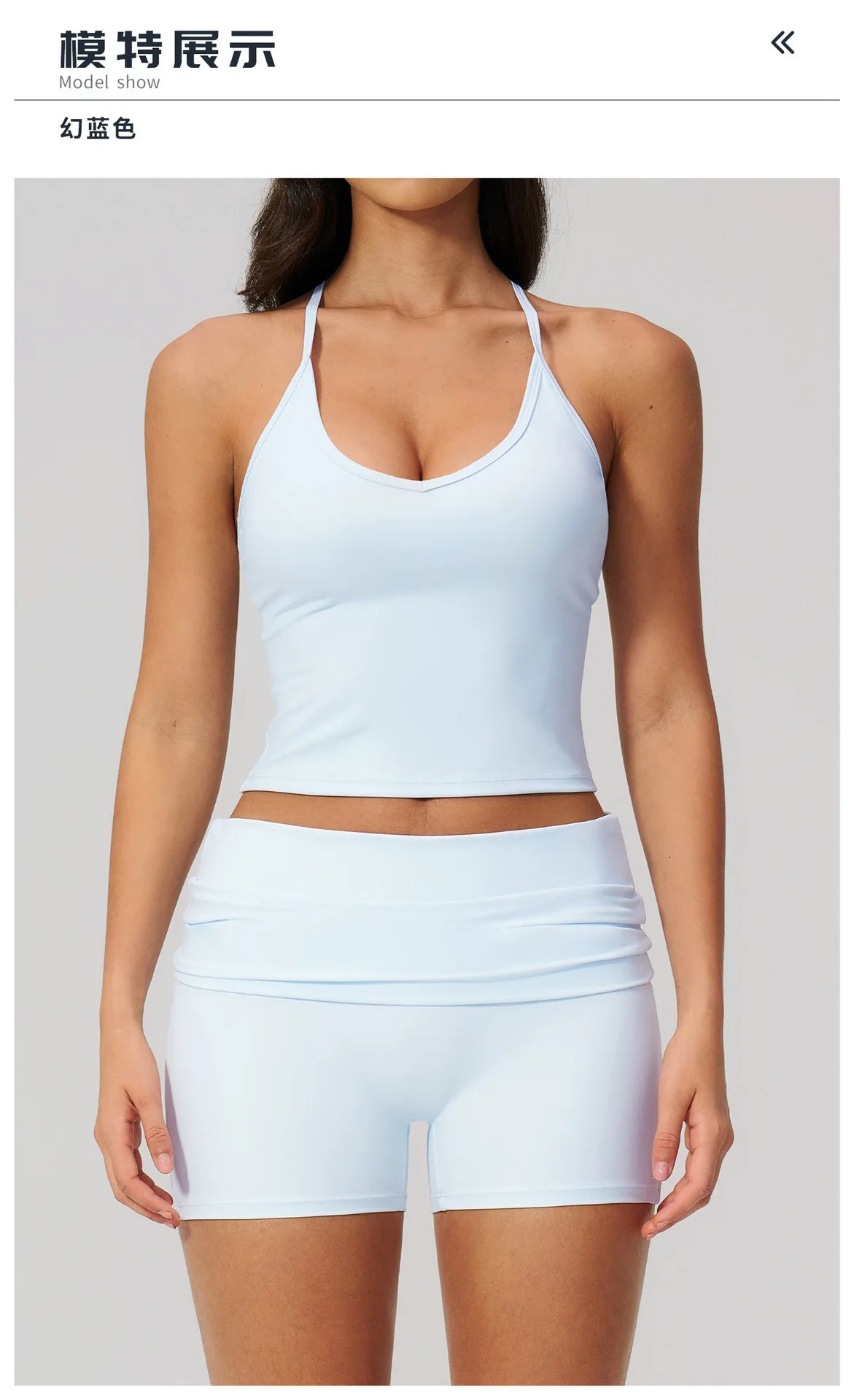 Summer 2Pcs Yoga Sets Women Camisole Slimming Sports Tank Top Pleate High Waist Shorts Fitness Suit Gym Running Excersize Wear