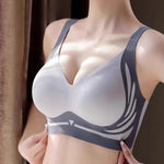 Push-Up Seamless Bras For Women Anti-sagging Non-wired Bra Anti-Spill Side Support Sexy Lingerie Adjust Straps Underwear M-4XL