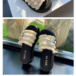 Slippers Women Summer Female Shoes Slides Loafers Fashion 2026 Soft Luxury Casual Leisure Slippers Women Summer Shoes Slides Loa