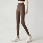 High Waist Women's Yoga Fitness Pants Naked Skin Feeling with Pockets Sports Tight Fit Running Trousers Hip Lifting Pants