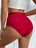 Red seamless triangle underwear party wedding women's underwear Sexy Lingerie Z2601