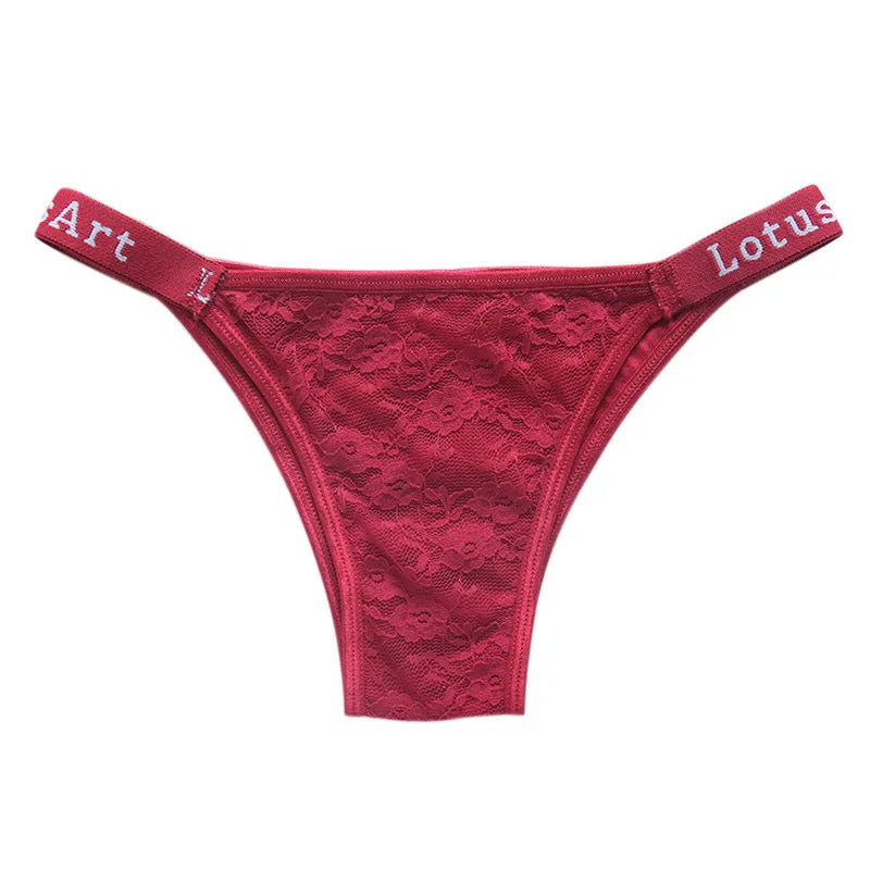 3PCS/Set Women Lace Panties Sexy Brazilian Panties Female Underpant Low Waist Panty Girls Underwear Fashion Intimates