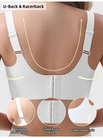 1pc Color Women's Seamless Wireless Sports Bras - Soft Stretchy Push-Up Design Everyday Basic Bras, Removable Padding Lingerie