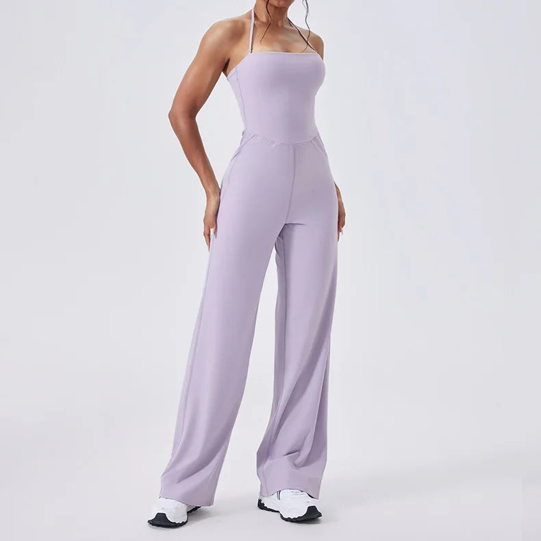 New Gym Set Women Training Yoga Suit Sportswear Sports Jumpsuit Fitness Rompers Stretch Female Push Up Workout Bodysuits