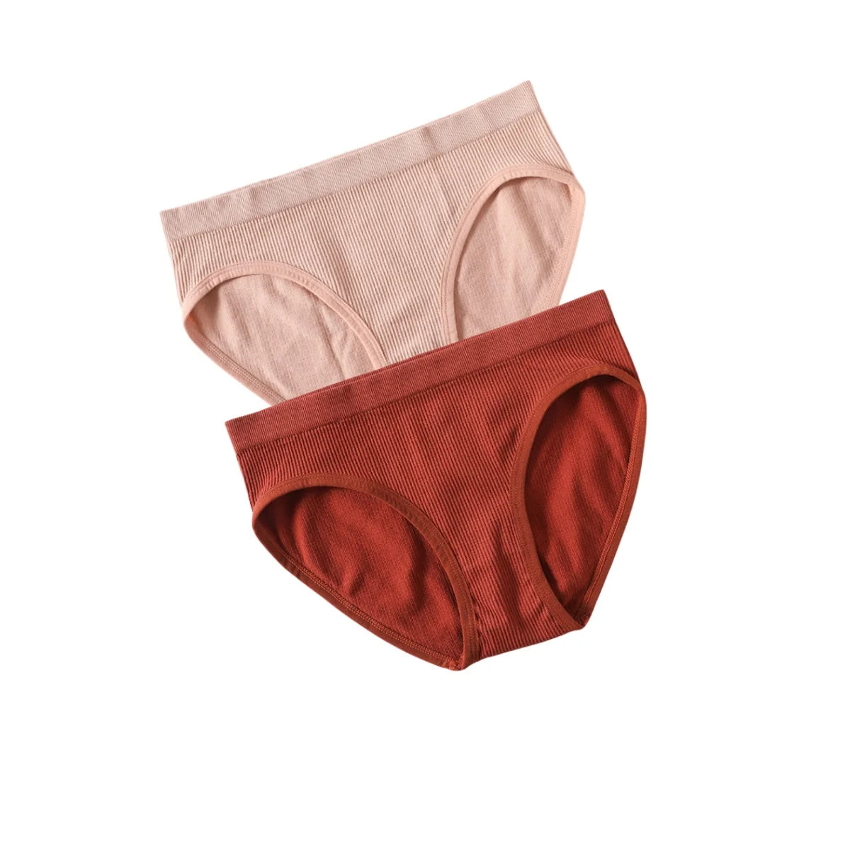 2Pcs/Set Seamless Panties Women Briefs Panty Low Rise Bikini Sexy Underwear Female Full Coverage Underpants Lingerie Panty