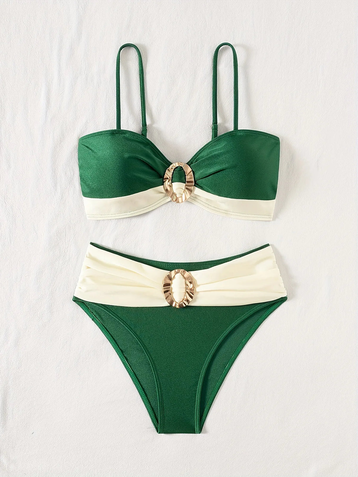 Sexy Bikini 2025 Woman Swimsuit Two Pieces Swimwear Female High Waisted Bikinis Set Swimming for Bathing Suits Brazilian Biquini