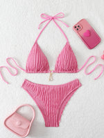 Sexy Women's Swimsuit Two-piece Bikinis Sets Two-piece Beach Trend Bikini 2026 Female Swimwear for Bathing Suit Woman Beachwear