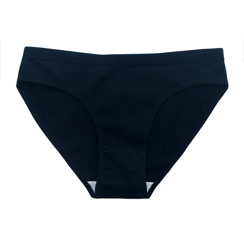 3Pcs/Set Cotton Panties Women Briefs Sexy Female Underpants Solid Pantys Seamless Underwear M-XL Panties Soft Lingerie Intimates