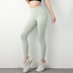 Nude Fabric High Waist Yoga Leggings Sexy Glamorous Butt Leggings Yoga Pants Gym Leggings