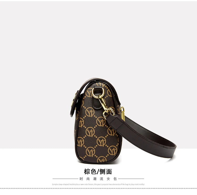 New Fashion Luxury Brand Women's Shoulder Bag High Quality Lady Crossbody Bag Round Women's Wallet Waterproof Women's Handbags
