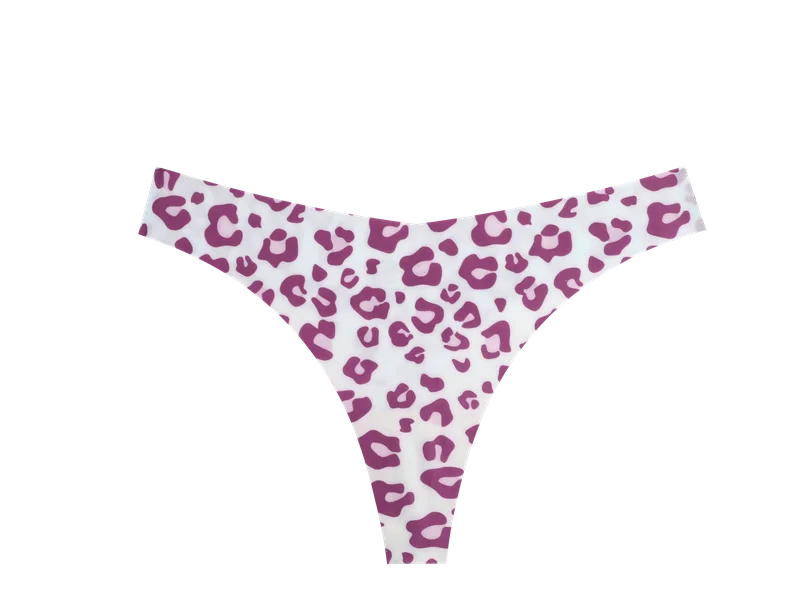 5Pcs Women G-string Seamless Sweet Fruit Thongs Low-waist Panties Ladies Soft Cute Thongs Female S-XL T-Back Panties Underwear