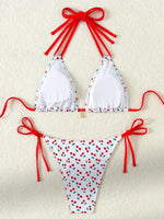 Strawberry Designer Bikini Female Swimsuit Women Thong Swimwear Two Pieces Bikini Set Brazilian Bather Bathing Suit Swim Wear